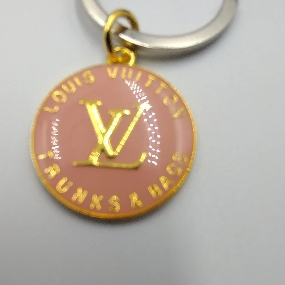 Louis Vuitton Trunks & Bags Charm - Pink - 25mm Round